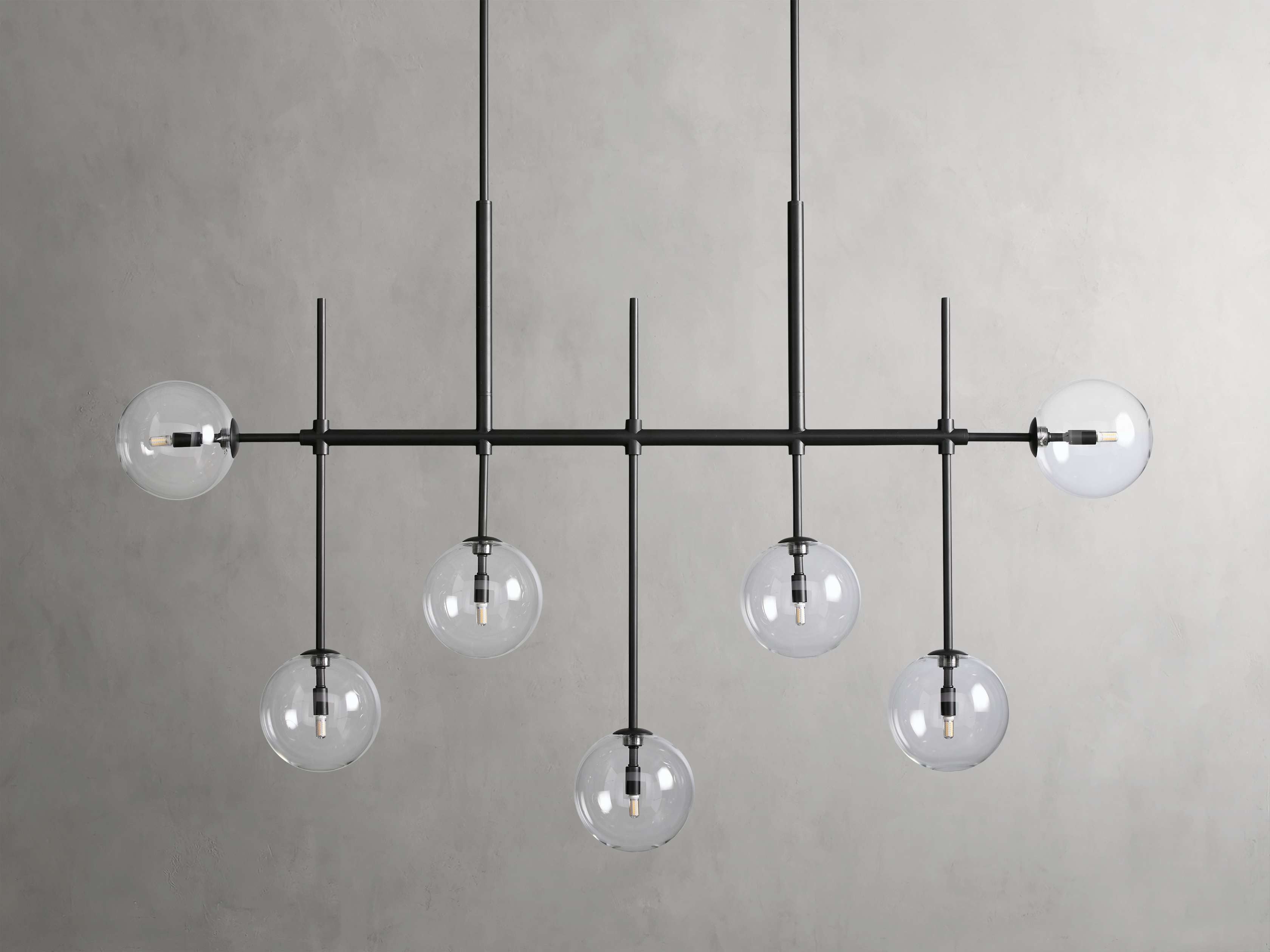 Roswell Globe Linear Chandelier