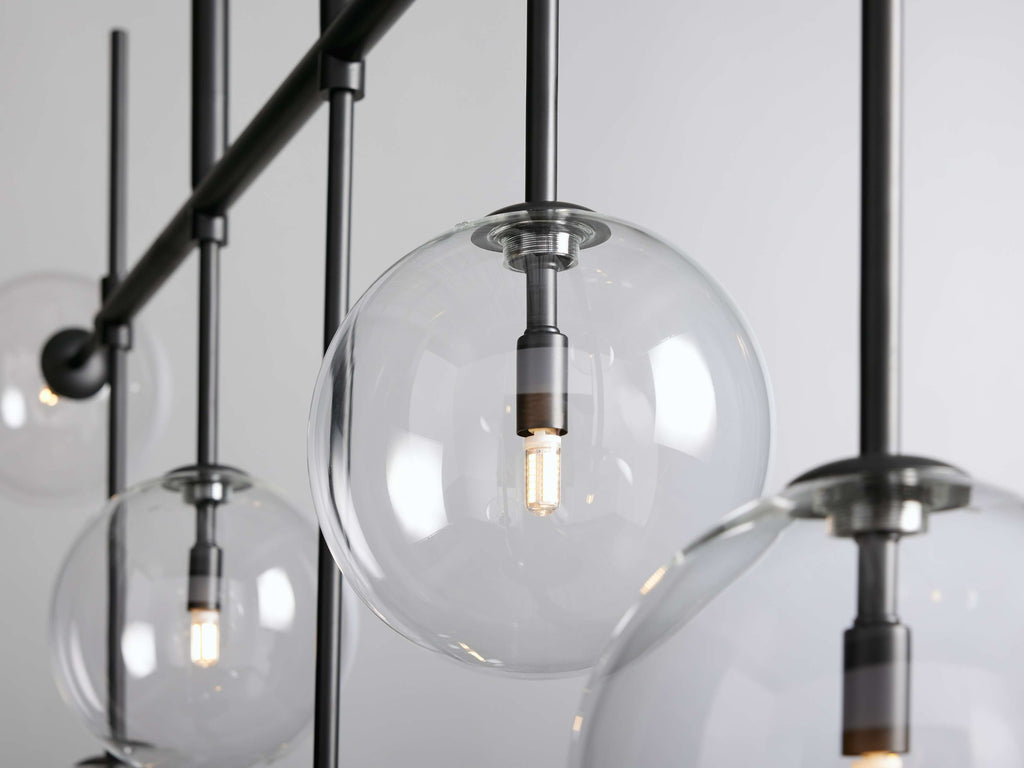 Roswell Globe Linear Chandelier