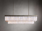 Selene Crystal Bar Rectangular Chandelier