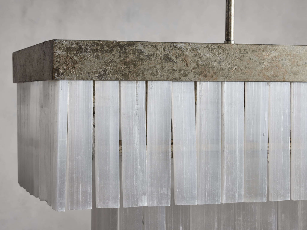 Selene Crystal Bar Rectangular Chandelier