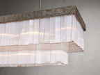 Selene Crystal Bar Rectangular Chandelier