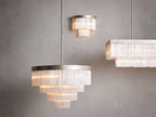 Selene Crystal Bar Rectangular Chandelier