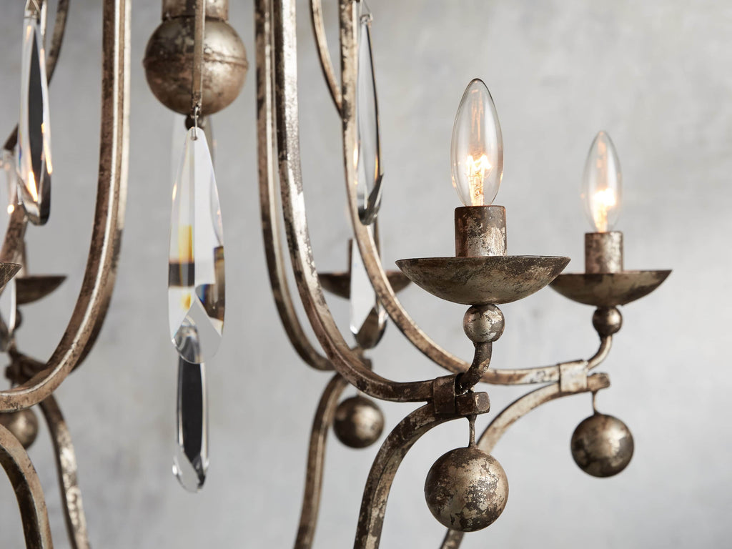 Seraphine Crystal Teardrop Chandelier