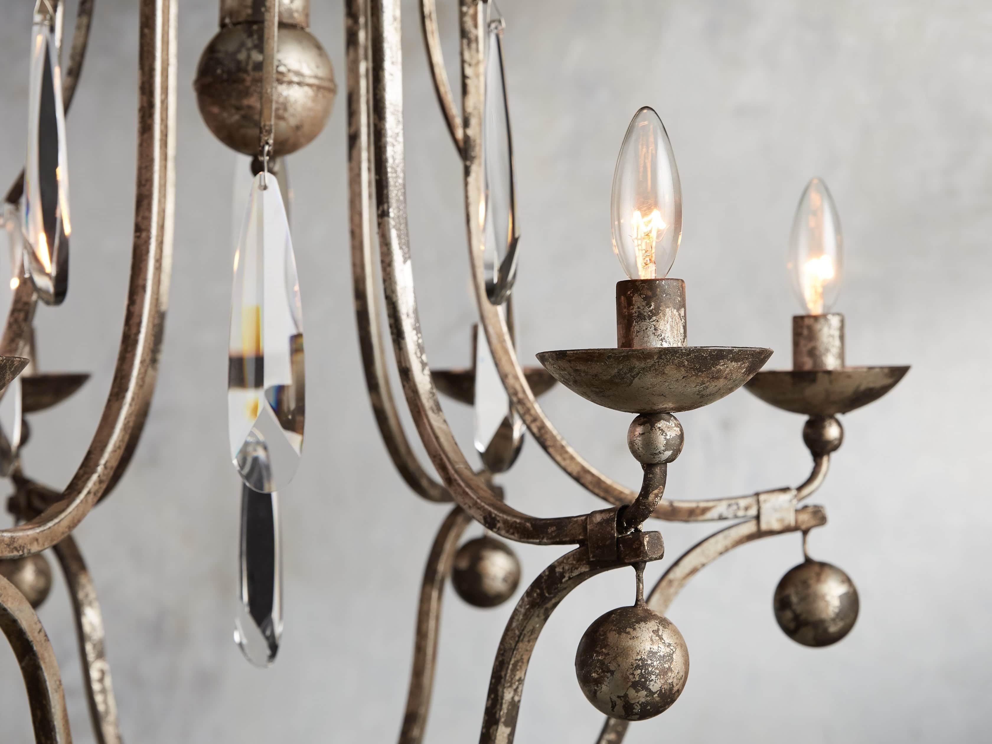 Seraphine Crystal Teardrop Chandelier