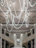 Serpentina Crystal Ribbon Chandelier