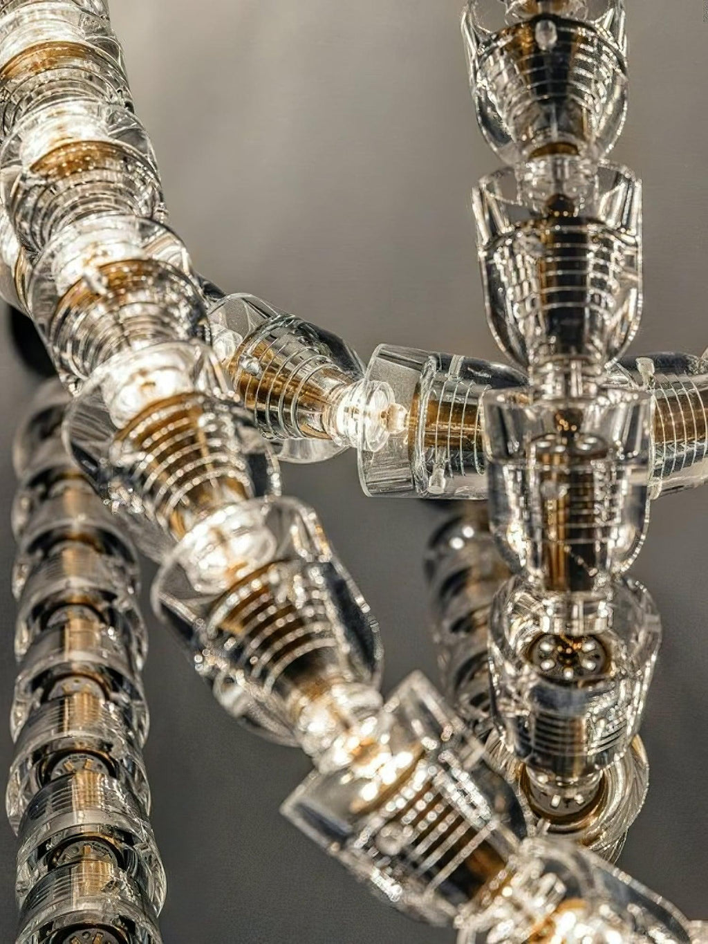 Serpentina Crystal Ribbon Chandelier
