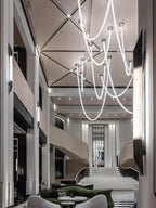 Serpentina Crystal Ribbon Chandelier