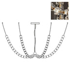Serpentina Crystal Ribbon Chandelier