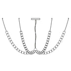Serpentina Crystal Ribbon Chandelier