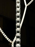 Serpentina Crystal Ribbon Chandelier