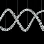 Serpentina Crystal Ribbon Chandelier