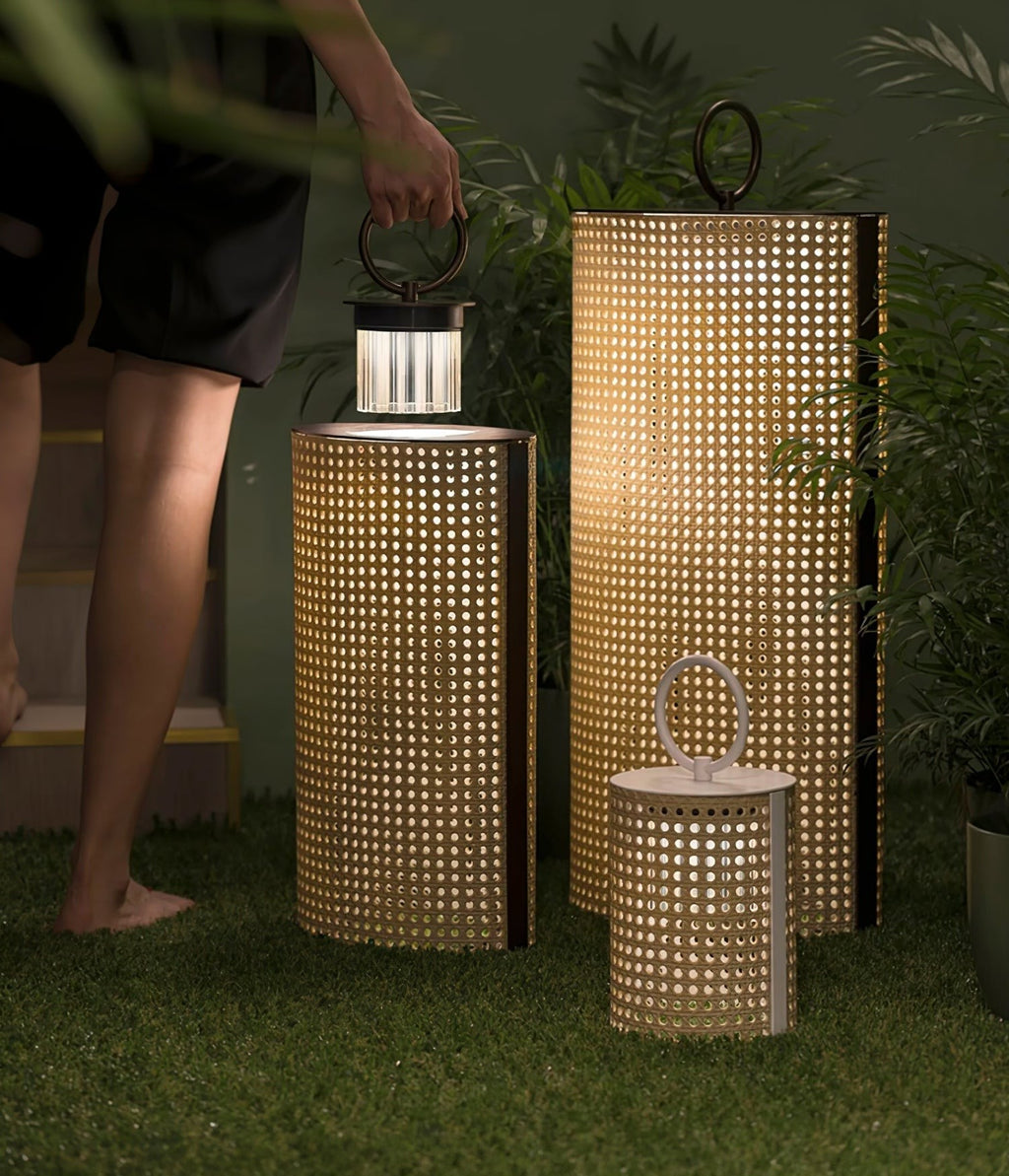 Solara Woven Solar Garden Lantern