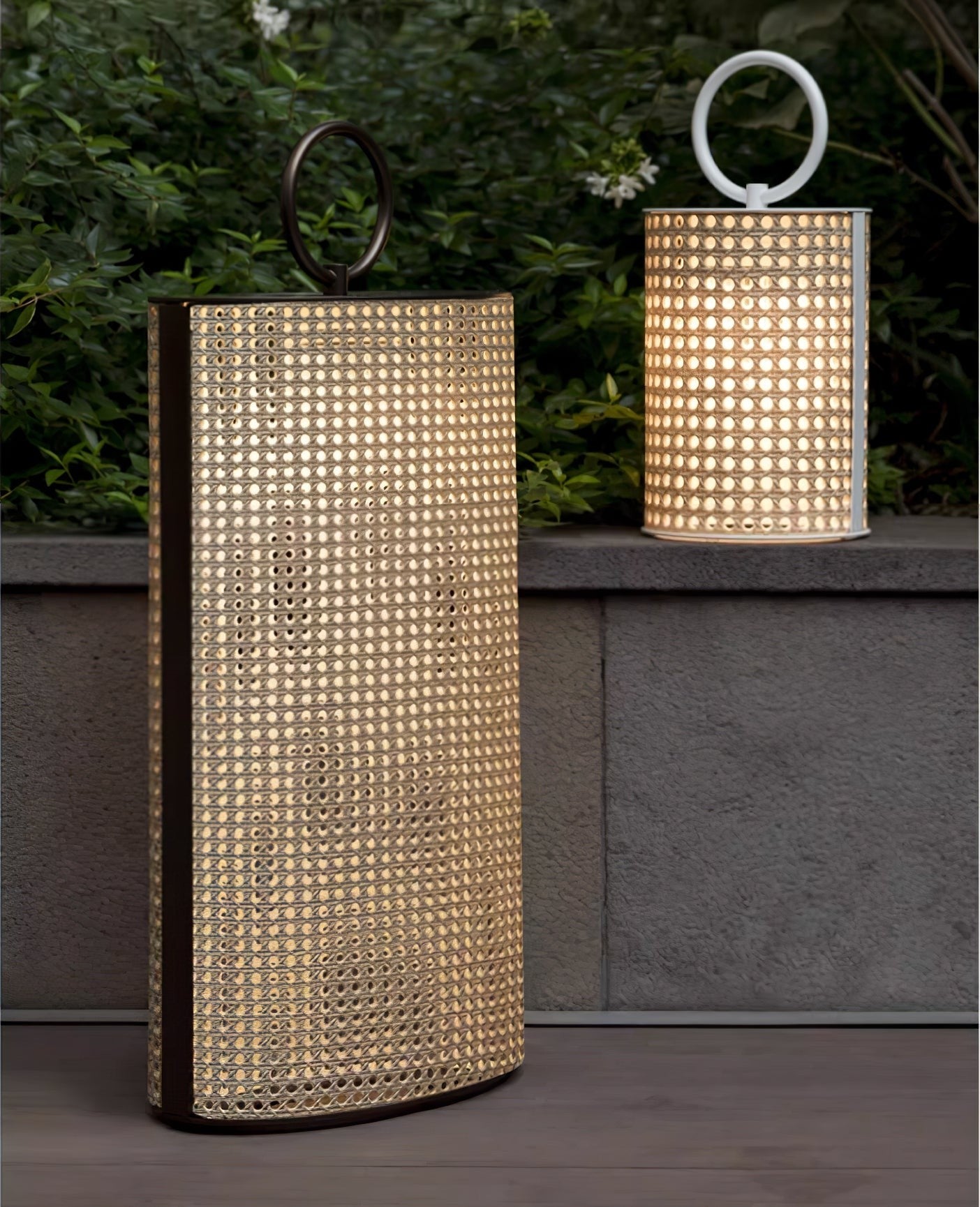 Solara Woven Solar Garden Lantern