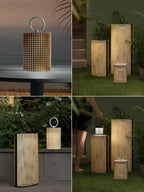 Solara Woven Solar Garden Lantern