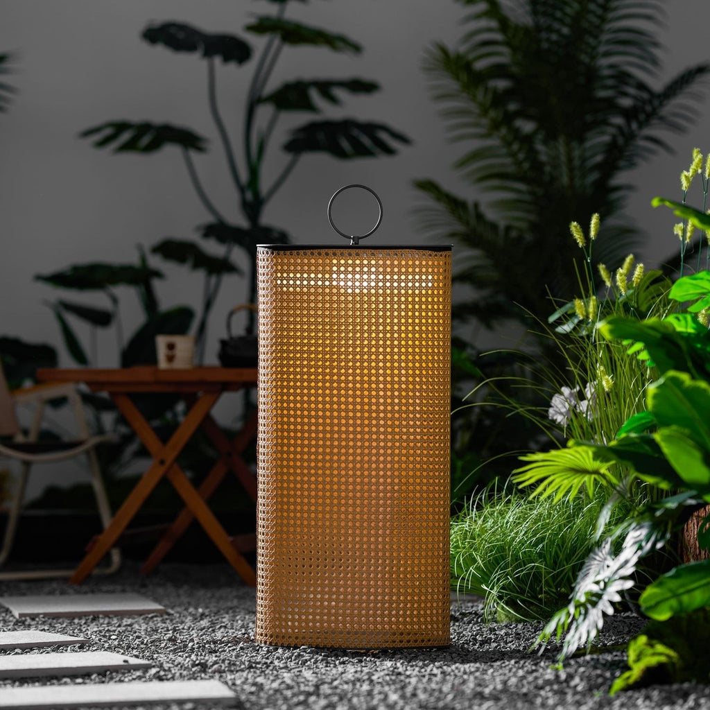 Solara Woven Solar Garden Lantern