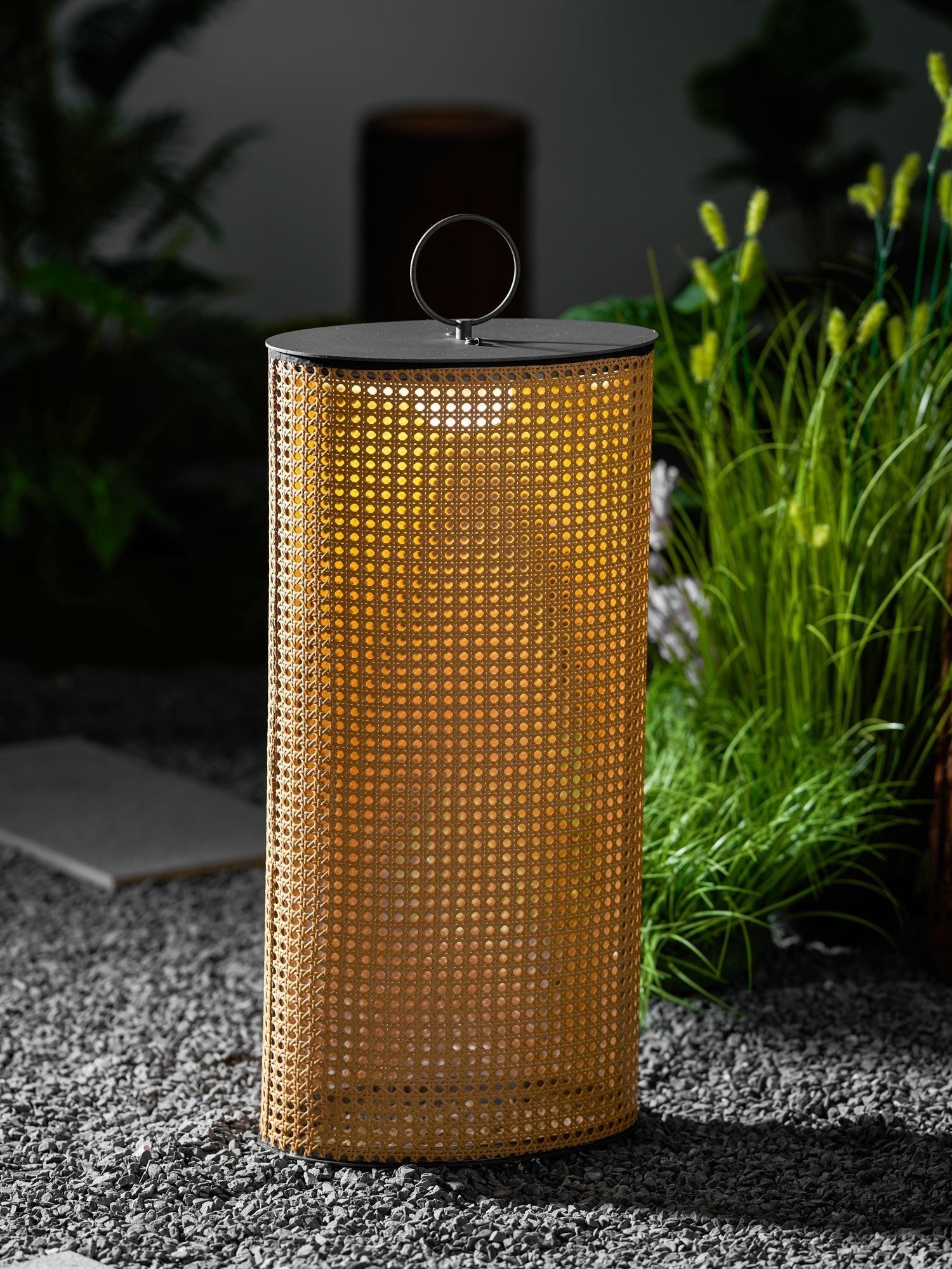 Solara Woven Solar Garden Lantern