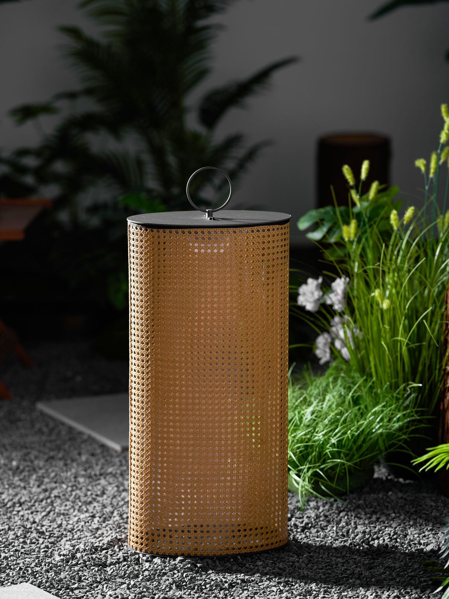 Solara Woven Solar Garden Lantern