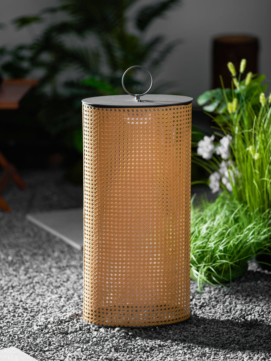 Solara Woven Solar Garden Lantern