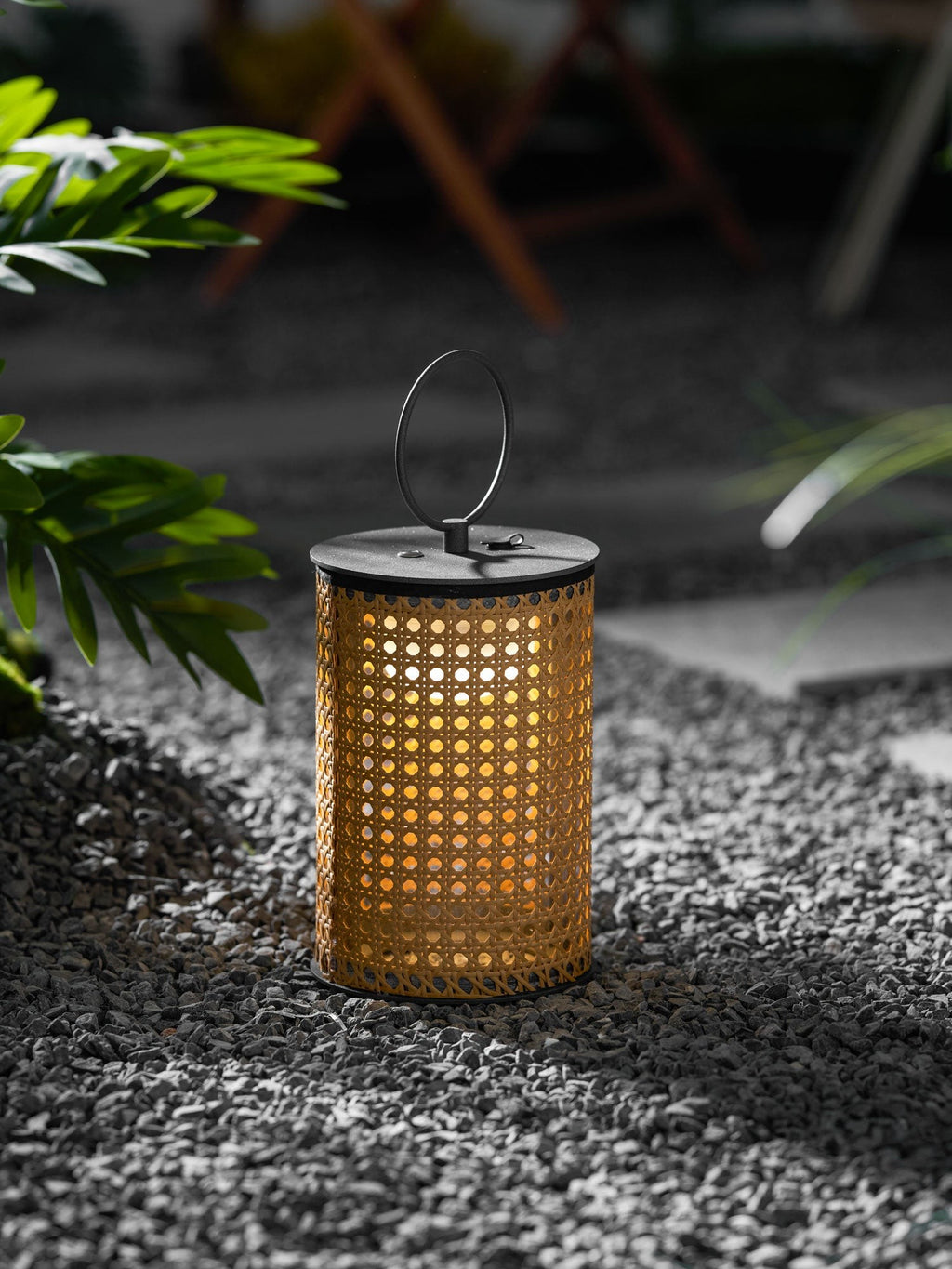 Solara Woven Solar Garden Lantern