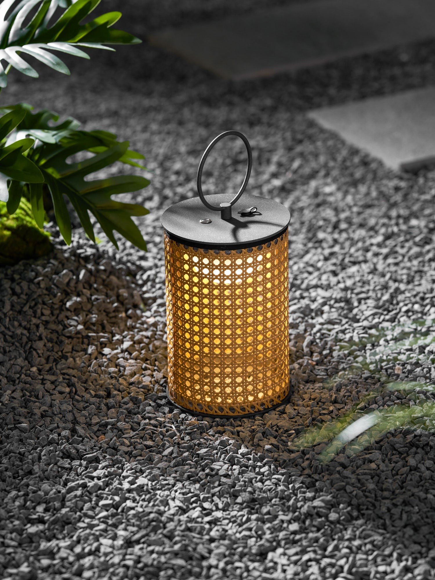 Solara Woven Solar Garden Lantern