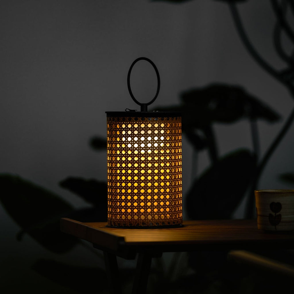 Solara Woven Solar Garden Lantern