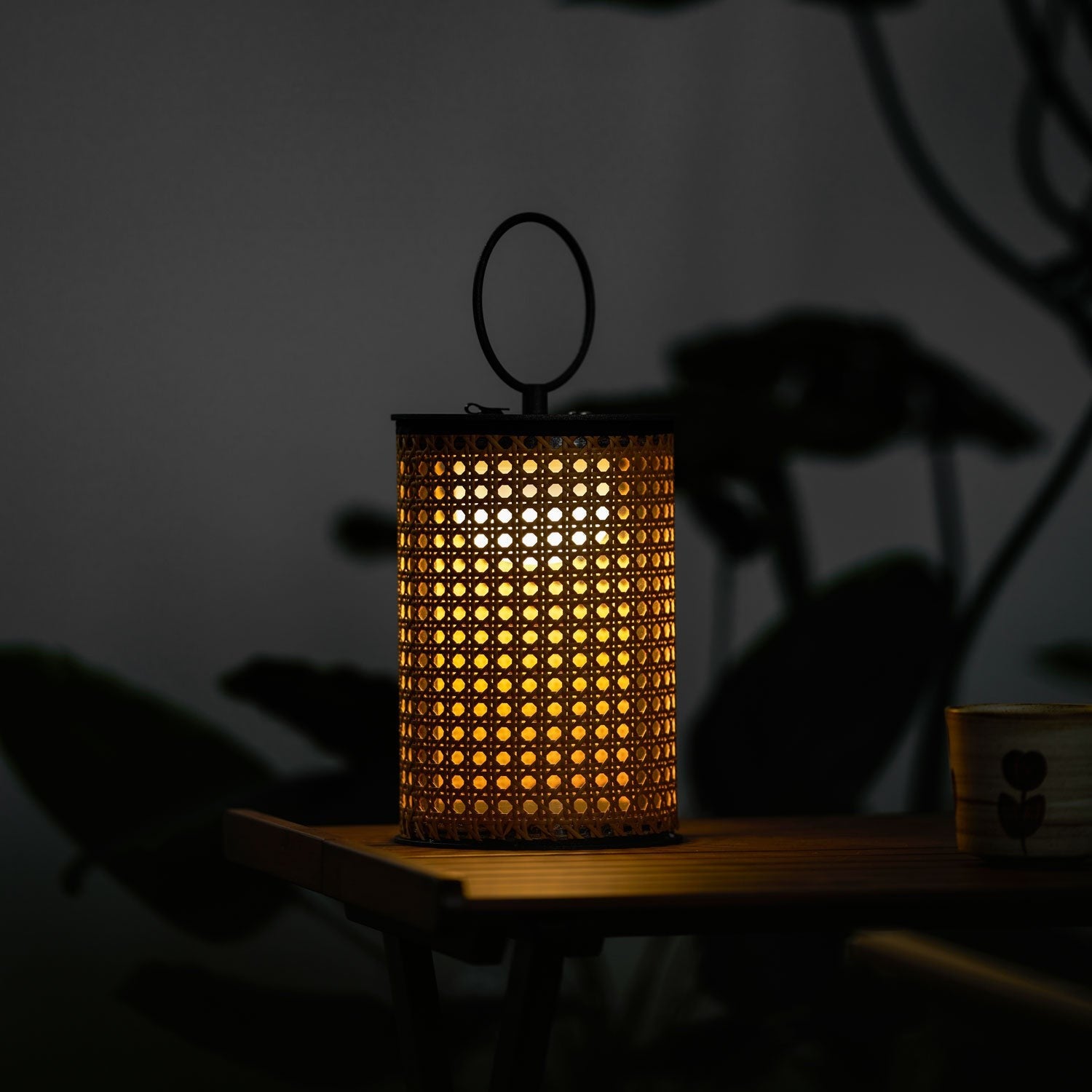 Solara Woven Solar Garden Lantern