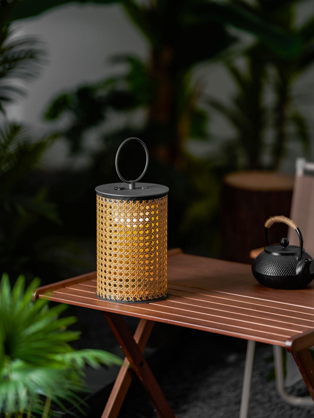 Solara Woven Solar Garden Lantern