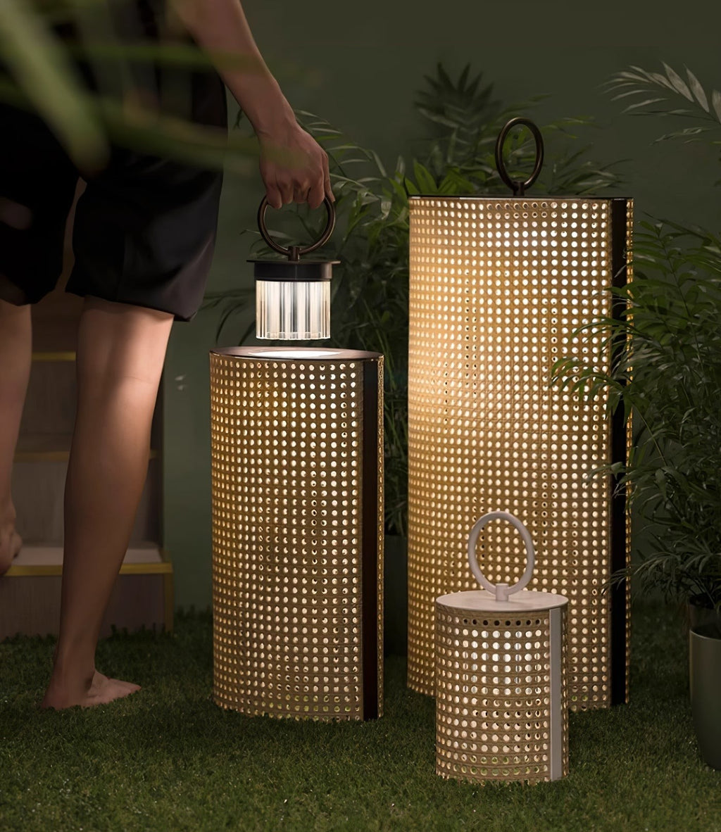 Solara Woven Solar Garden Lantern