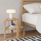 Solid Marble Cylinder Table Lamp