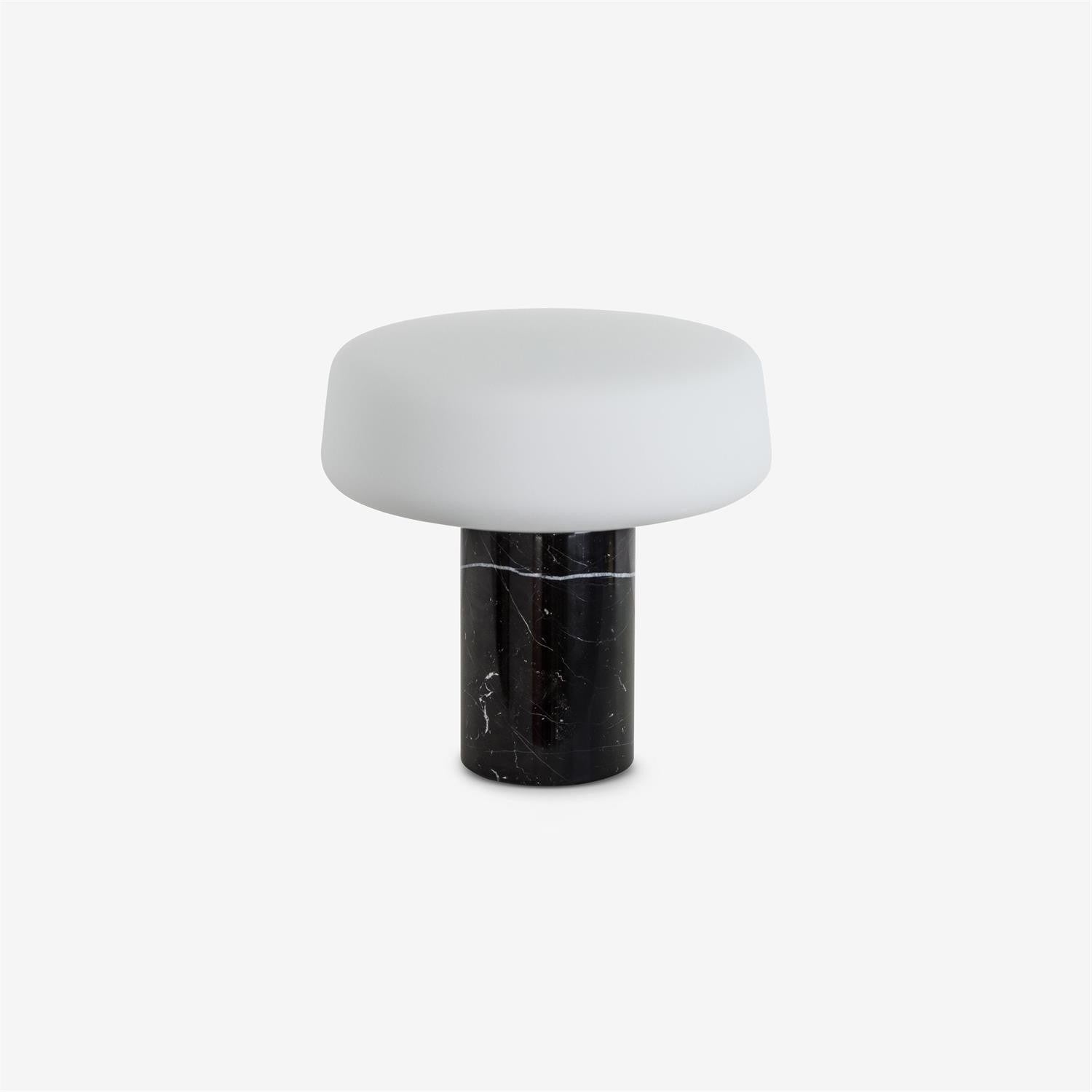 Solid Marble Cylinder Table Lamp