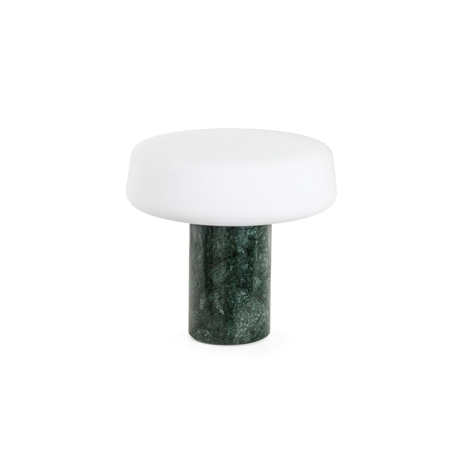 Solid Marble Cylinder Table Lamp