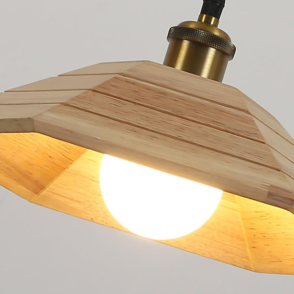 Solmere Wooden Dome Pendant