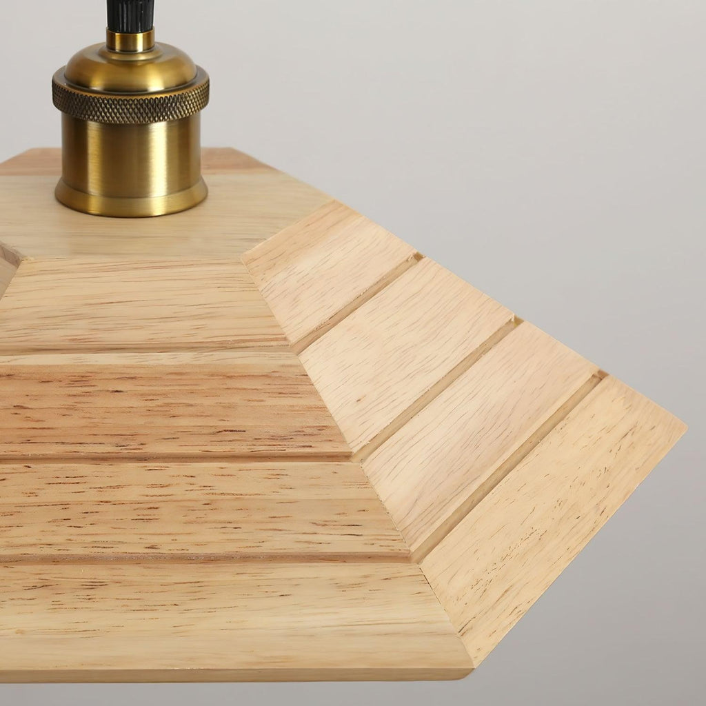 Solmere Wooden Dome Pendant