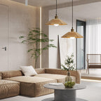 Solmere Wooden Dome Pendant