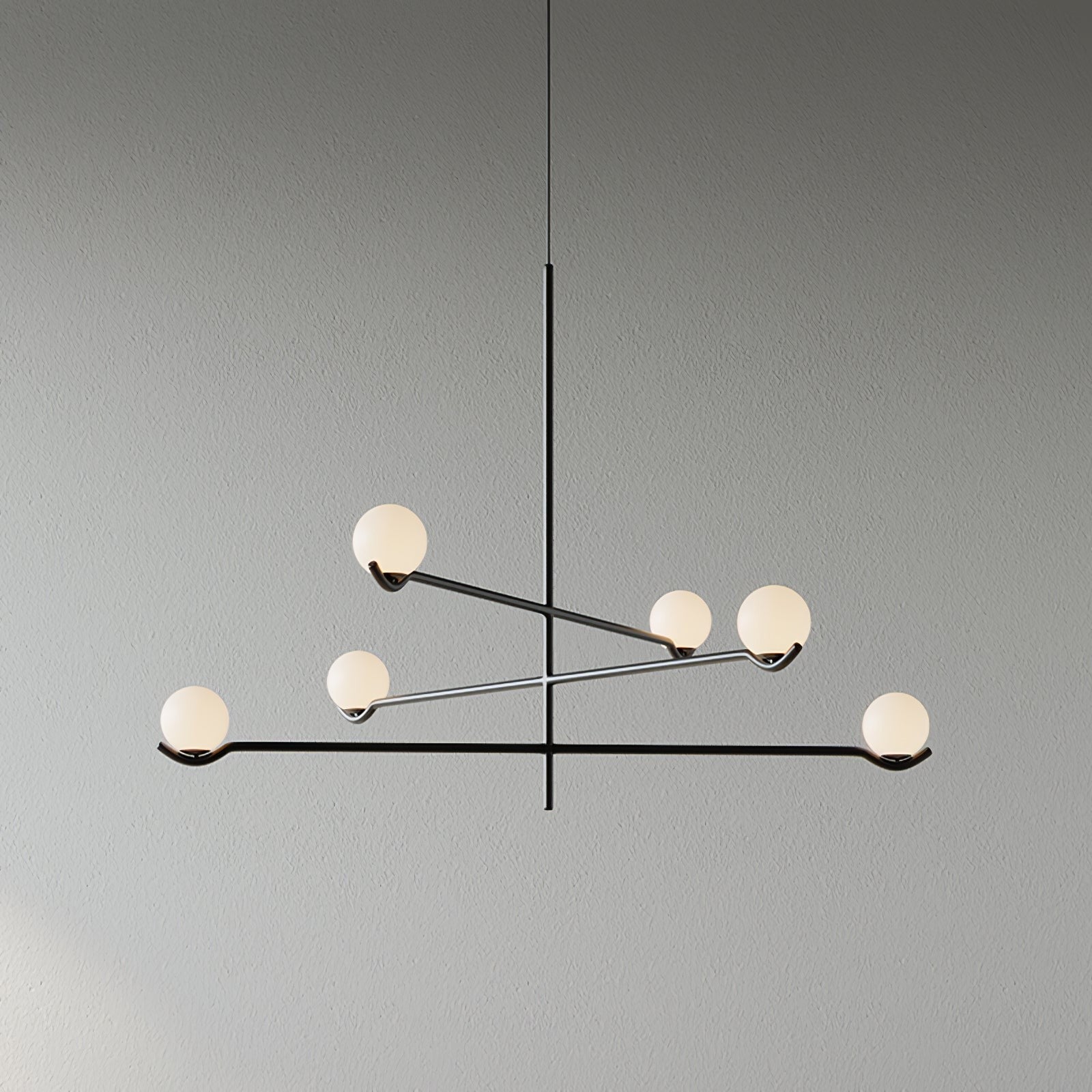 Solvyn Linear Glass Pendant Light