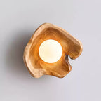Sylvara Wood Orb Wall Light