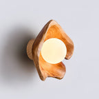 Sylvara Wood Orb Wall Light