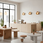 Sylvara Wood Orb Wall Light