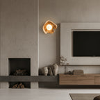 Sylvara Wood Orb Wall Light