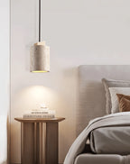 Tavero Travertine Cylinder Pendant