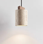 Tavero Travertine Cylinder Pendant