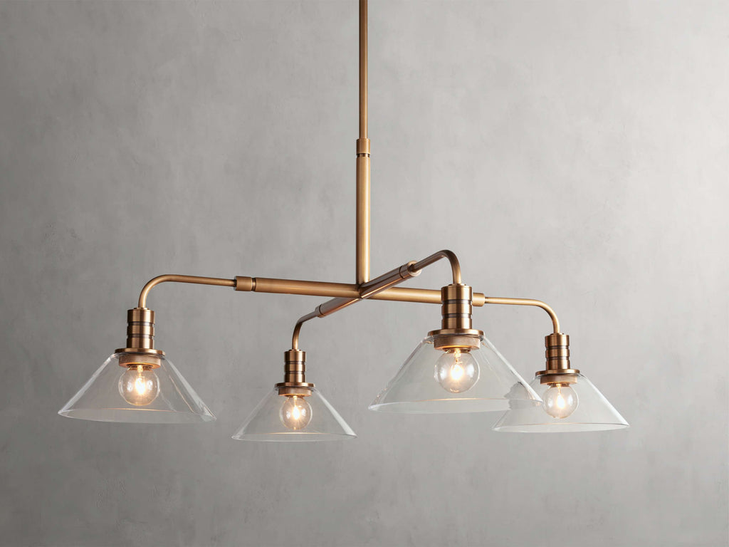 Theron Cone Shade Round Chandelier