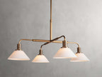 Theron Cone Shade Round Chandelier