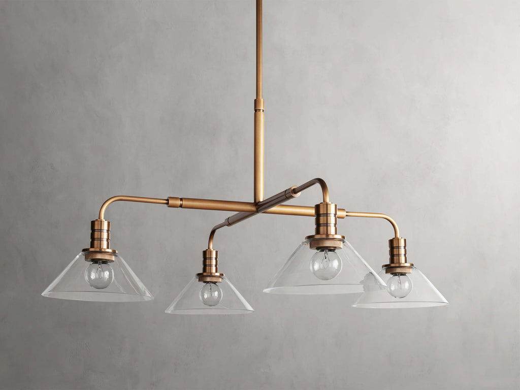 Theron Cone Shade Round Chandelier