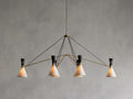 Torino Atelier Brass Linear Chandelier
