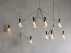 Torino Atelier Brass Linear Chandelier