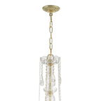 Traditional Crystal 25 Light Polished Brass Chandelier