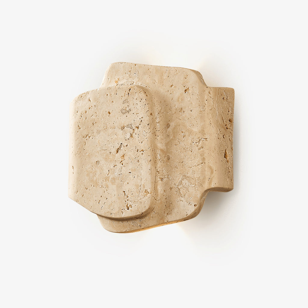Travara Layered Travertine Wall Light