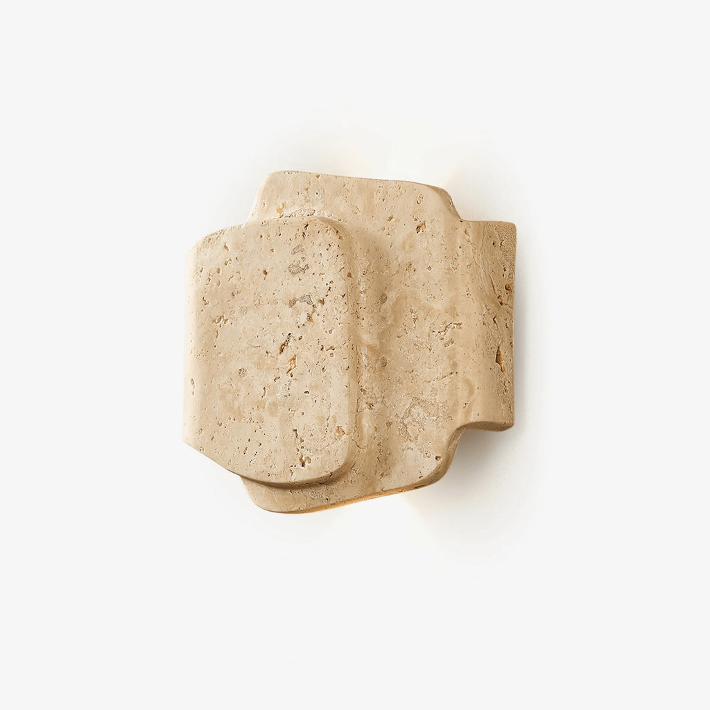 Travara Layered Travertine Wall Light