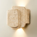 Travara Layered Travertine Wall Light
